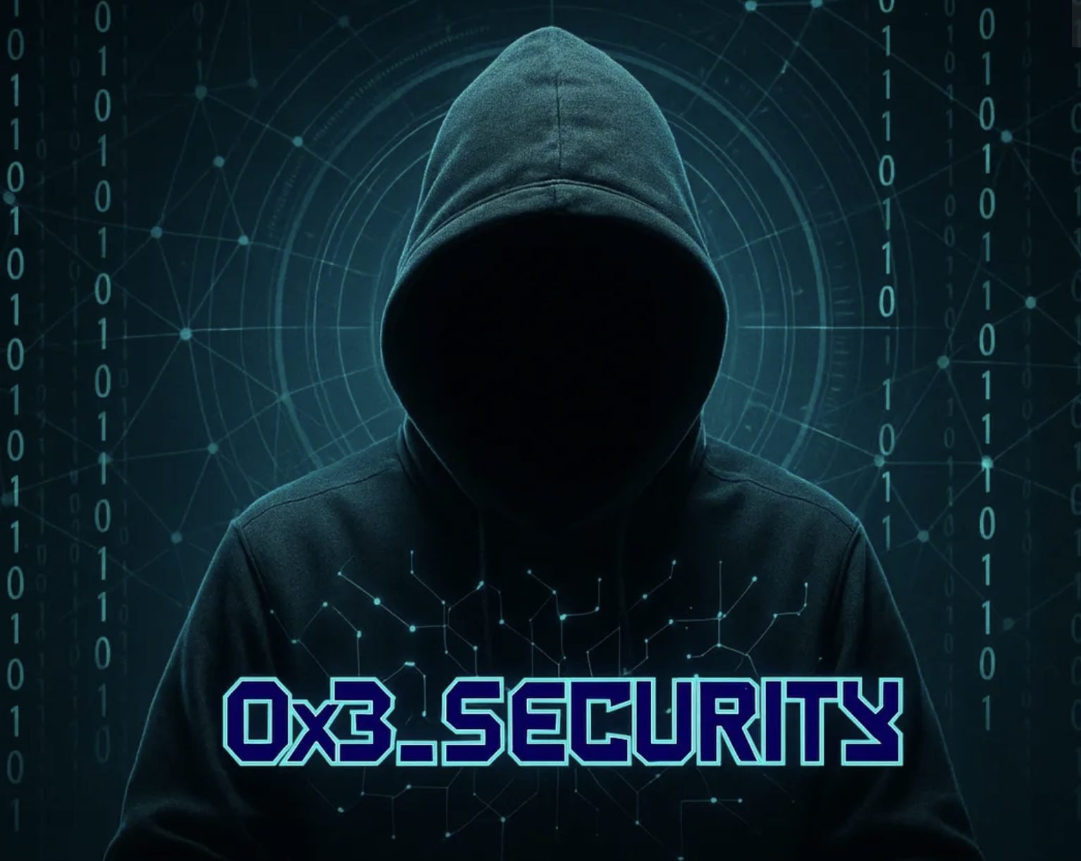 Hooded figure over binary code — continuous cybersecurity monitoring